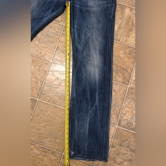 ***FOR SAM*** EUC RARE 008C0 Wash Diesel Larkee Relaxed Straight 32x34 (33x34) - Picture 3 of 8